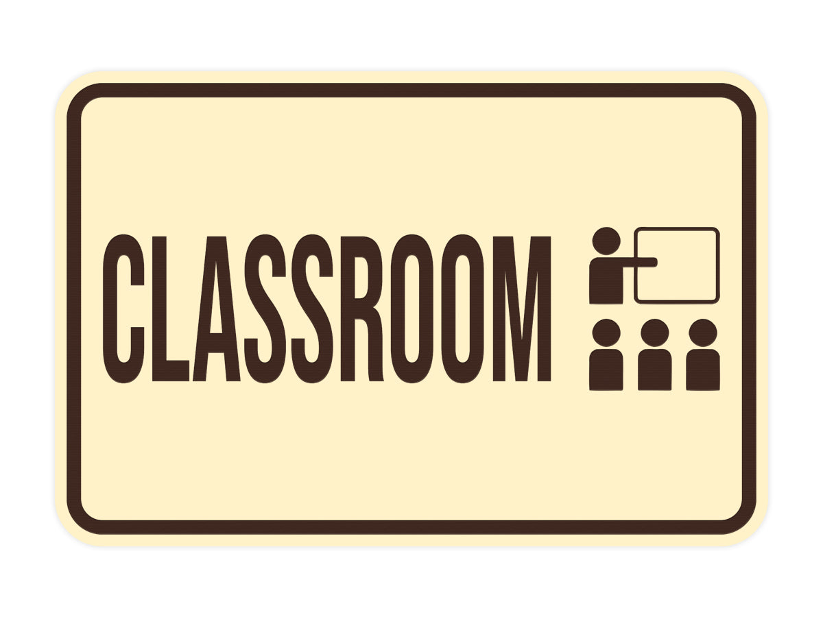 Classic Framed Classroom Wall or Door Sign