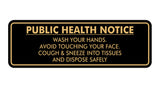 Signs ByLITA Standard Public Health Notice Wash Your Hands Sign