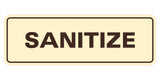 Signs ByLITA Standard Sanitize Sign