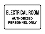 Classic Framed ELECTRICAL ROOM AUTHORIZED PERSONNEL ONLY Sign