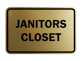 Classic Framed Janitors Closet