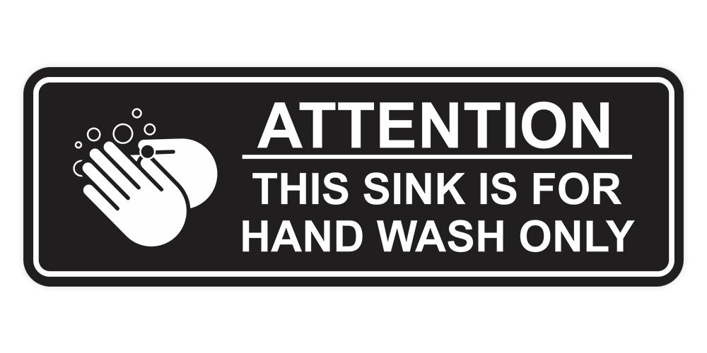 Standard Attention: This Sink is For Hand Wash Only Wall or Door Sign – Pacific Sign and Stamp standard-attention-this-sink-is-for-hand-wash-only-wall-or-door-sign-pacific-sign-and-stamp