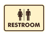 Classic All Gender Restroom Sign