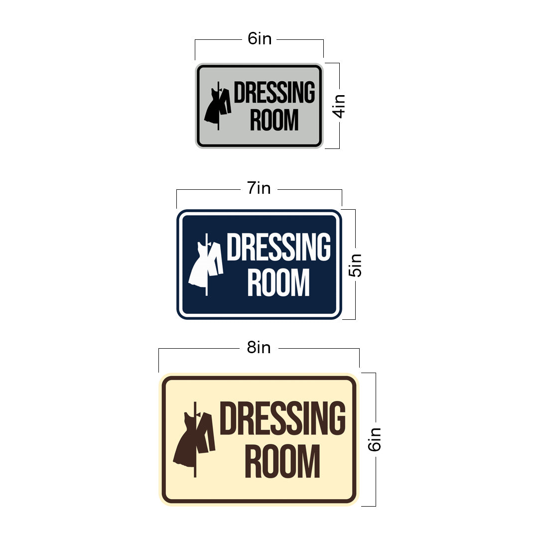Classic Framed Dressing Room Wall or Door Sign – Pacific Sign and Stamp