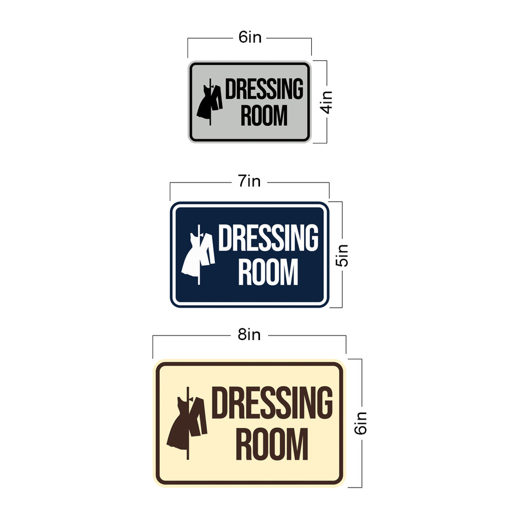 Classic Framed Dressing Room Wall or Door Sign – Pacific Sign and Stamp