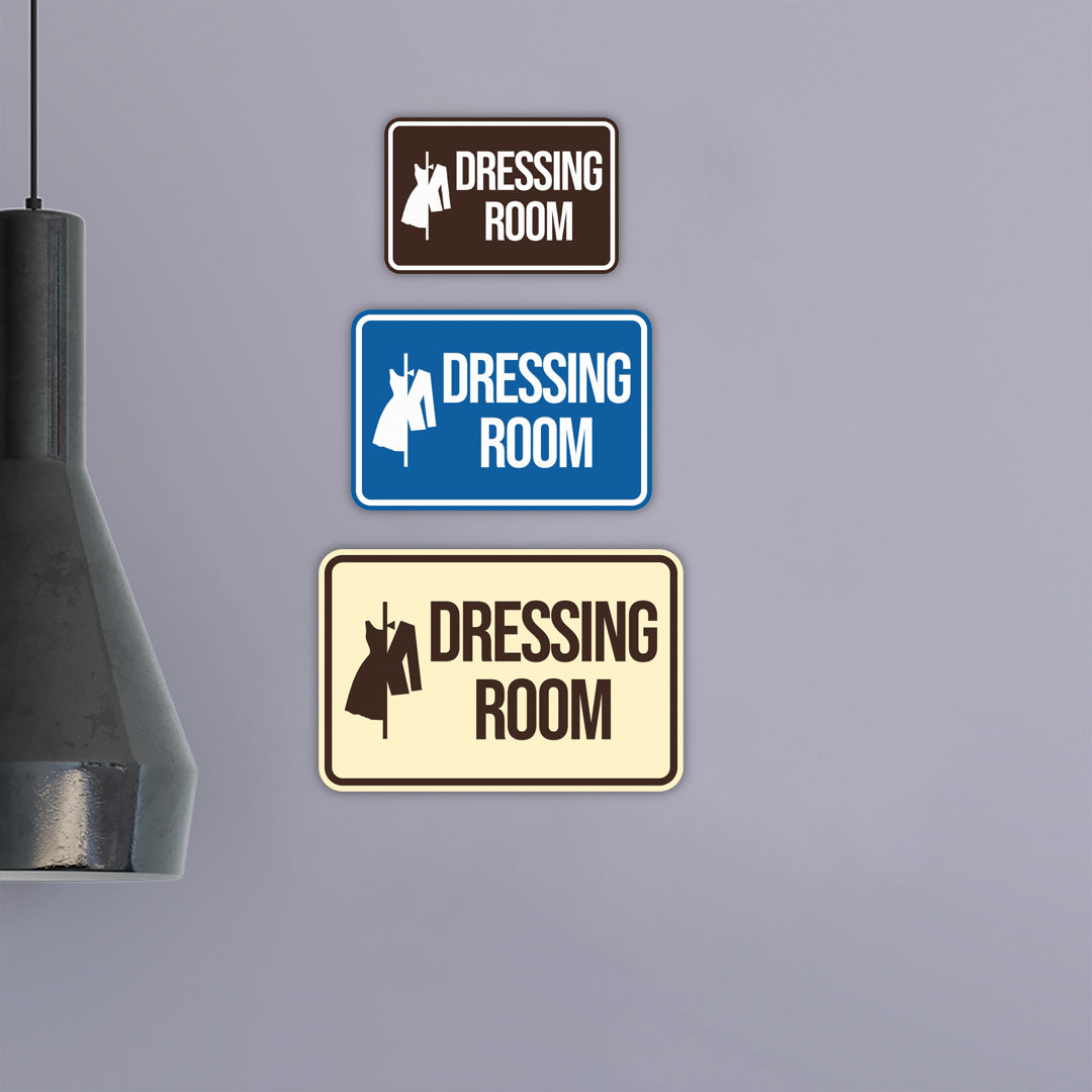 Classic Framed Dressing Room Wall or Door Sign – Pacific Sign and Stamp