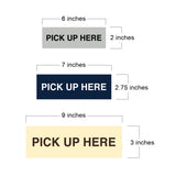 Signs ByLITA Basic Pick Up Here Wall or Door Sign