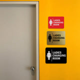 Signs ByLITA Classic Framed Ladies Changing Room Wall or Door Sign