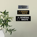 Basic General Waste Wall or Door Sign