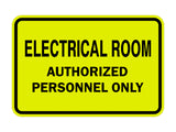Classic Framed ELECTRICAL ROOM AUTHORIZED PERSONNEL ONLY Sign