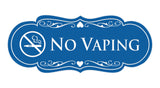 Designer No Vaping Sign