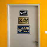 Signs ByLITA Classic Framed Look, But Do Not Touch Wall or Door Sign