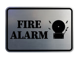 Signs ByLITA Classic Framed Fire Alarm Wall or Door Sign
