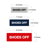Basic Shoes Off Sign