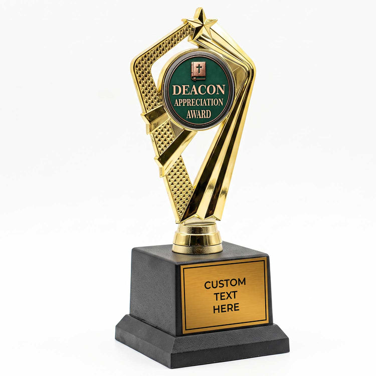 All Quality Deacon Appreciation Award Trophy, Custom Engraved