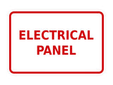 Classic Framed Electrical Panel Sign