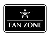 Signs ByLITA Classic Framed Fan Zone Wall or Door Sign