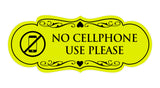 Designer No Cellphone Use please Sign