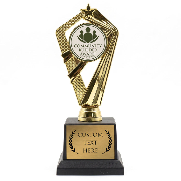 Community & Volunteer Trophy Awards (Service, Hero & More) - Engraved
