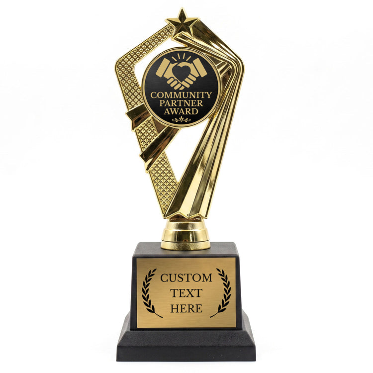 Community & Volunteer Trophy Awards (Service, Hero & More) - Engraved