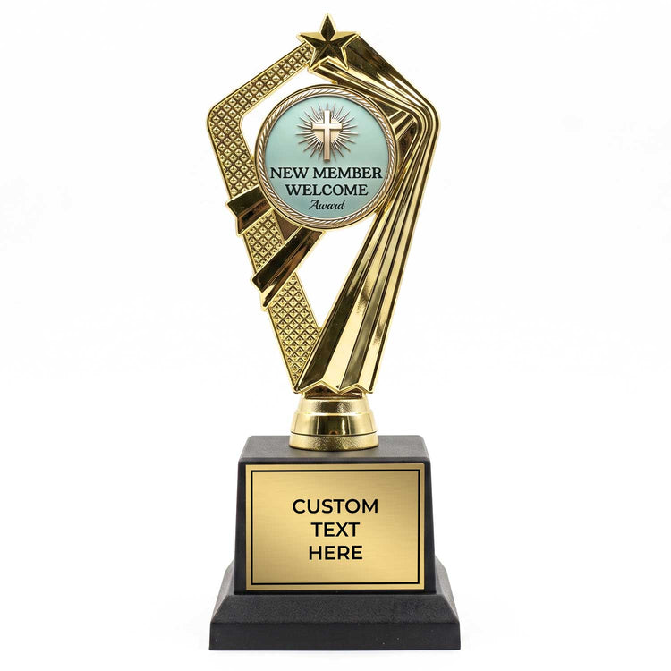 Church Ministry & Member Trophy Awards (Mission, Bible Study) - Engraved