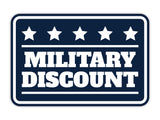 Signs ByLITA Classic Framed Military Discount Wall or Door Sign