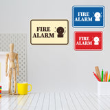 Signs ByLITA Classic Framed Fire Alarm Wall or Door Sign