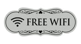 Designer Free Wifi Sign