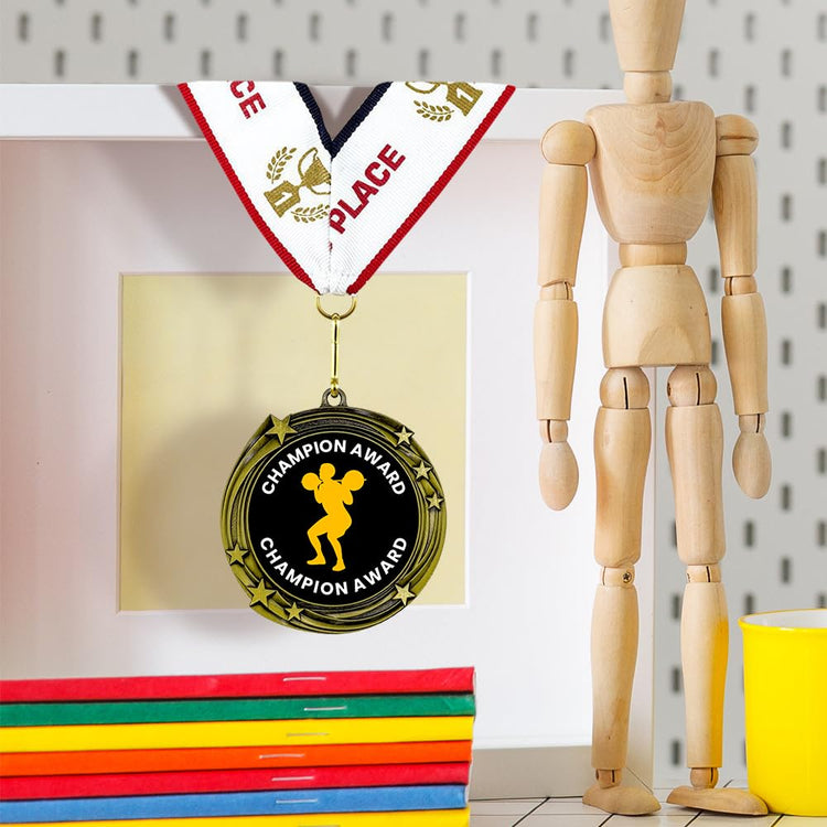 All Quality Workout Awards Stars Design Medals - Fitness Medals and Workout Awards