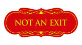 Designer Not An Exit Sign