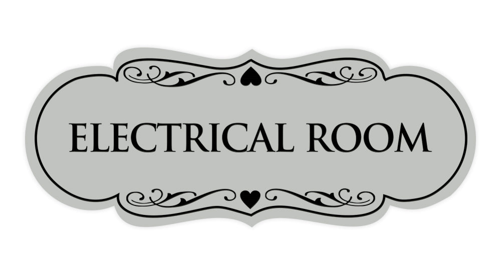 Designer Electrical Room Sign