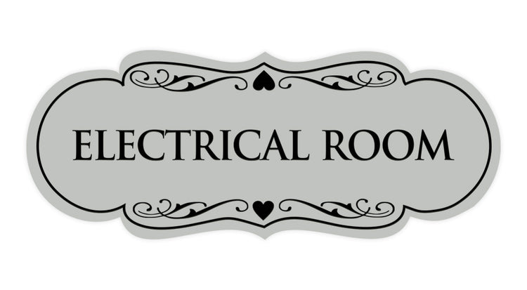 Designer Electrical Room Sign