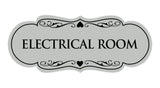 Designer Electrical Room Sign