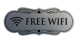 Designer Free Wifi Sign