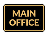 Classic Framed Main Office Sign