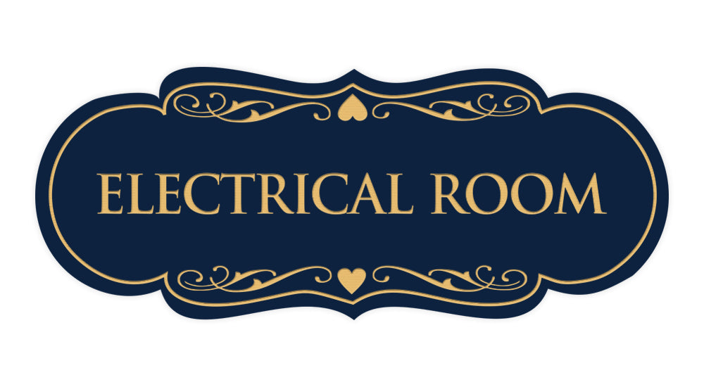 Designer Electrical Room Sign