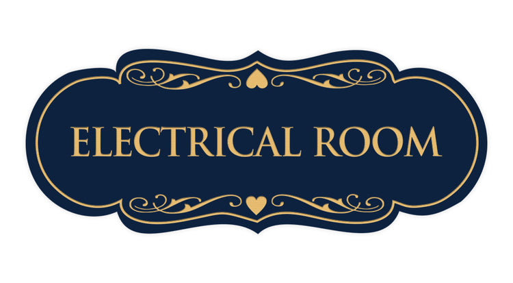 Designer Electrical Room Sign