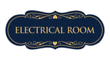 Designer Electrical Room Sign