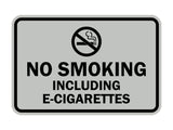 Classic Framed No Smoking Including E-Cigarettes Sign