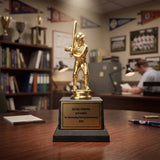 All Quality Baseball Trophy, Custom Engraved 5" Batter Figure, Black Base — Personalized Little League Award, MVP & Outstanding Player Gift for Boys