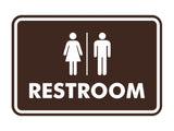 Classic All Gender Restroom Sign