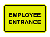Classic Framed Employee Entrance Sign
