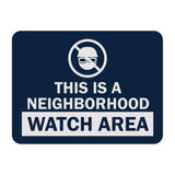 Signs ByLITA Classic Framed This Is a Neighborhood Watch Area Wall or Door Sign