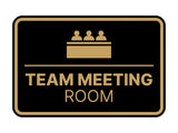 Signs ByLITA Classic Framed Team Meeting Room Wall or Door Sign