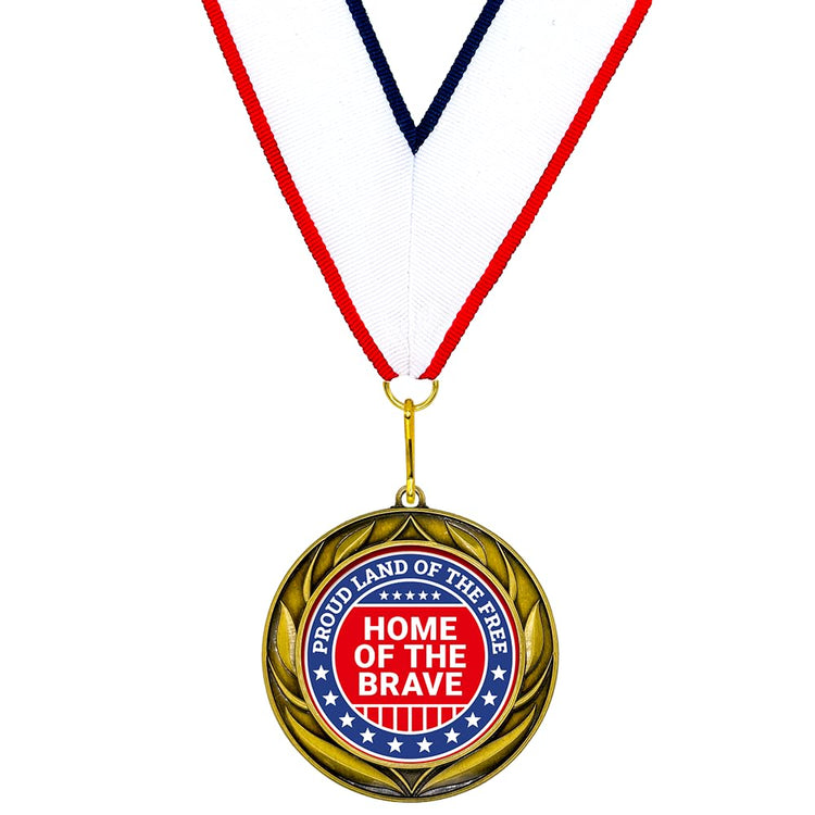 USA High Relief Metal Medals | Patriotic Awards and America Pride (3 Pack)
