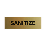 Basic Sanitize Sign