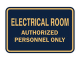 Classic Framed ELECTRICAL ROOM AUTHORIZED PERSONNEL ONLY Sign