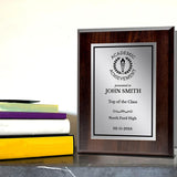 Academic Achievement Customizable Award Plaque | Easel Mount Option | Recognition of Achievement and Service Personalizable Plaques