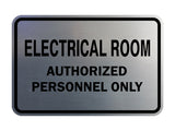 Classic Framed ELECTRICAL ROOM AUTHORIZED PERSONNEL ONLY Sign