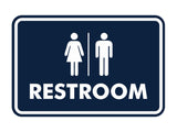 Classic All Gender Restroom Sign